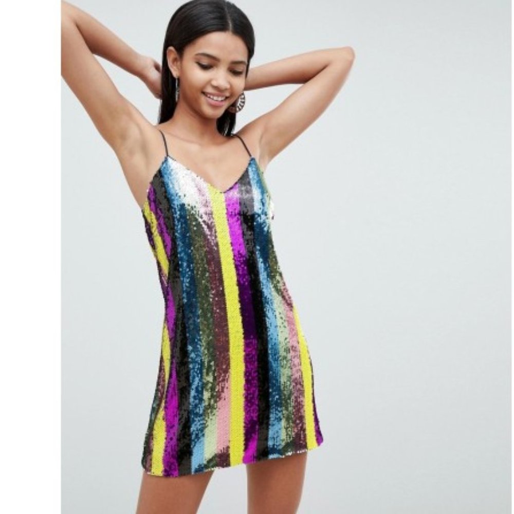 NWT ASOS Sequin Mini Dress